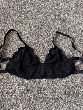 Intimately free people Black Lace Bralette small